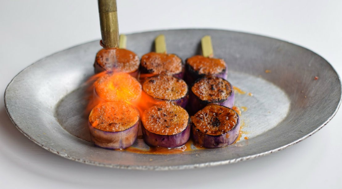 Today's Healthy Catch Eggplant Skewers Recipe Muscle & Fitness